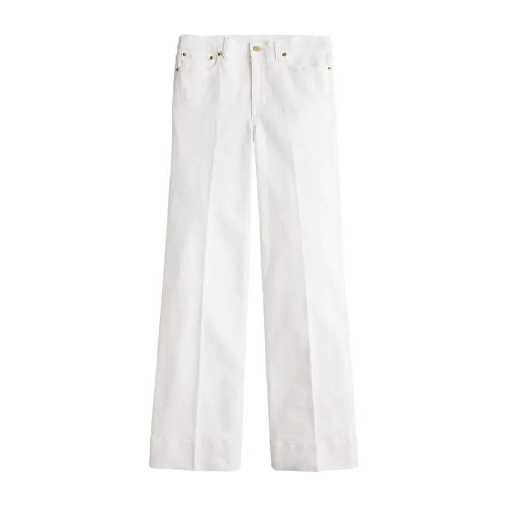 J.Crew Petite High Rise White 1996 Denim Jeans Size P 25 - Picture 1 of 4